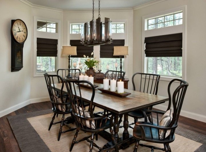 Formal dining room design by Carla's A Classic Design