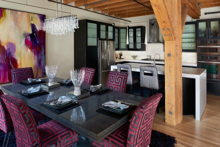 Loft kitchen styled by Carla's A Classic Design