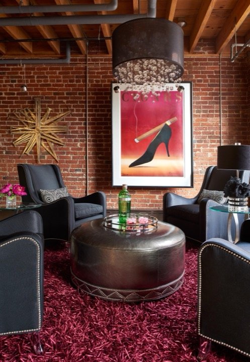 Loft sitting area designed by Carla's A Classic Design