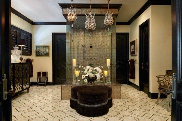 Smith m. bath, interior design by Carla's A Classic Design