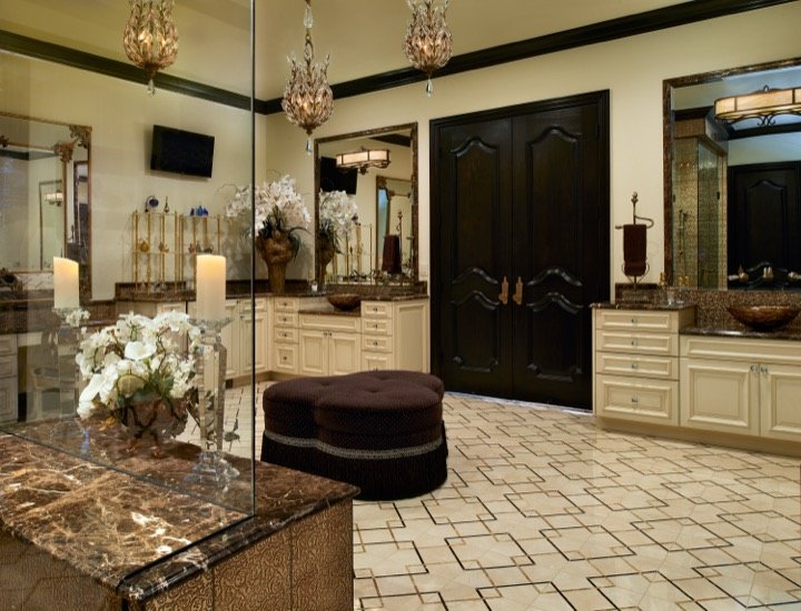 Smith master bath b, interior design by Carla's A Classic Design