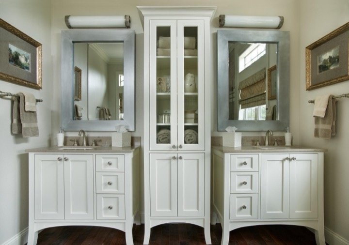 Master bath, interior design by Carla's A Classic Design